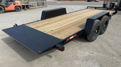 New 2026 Down 2 Earth Trailers 82"x20' Bumper Pull Full Power Tilt Trailer