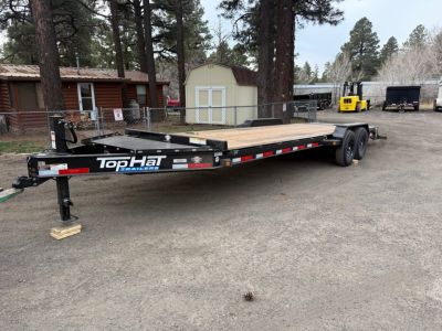 New 2026 Top Hat Trailers 83X20 Equipment Hauler With Jumbo Equipment Trailer