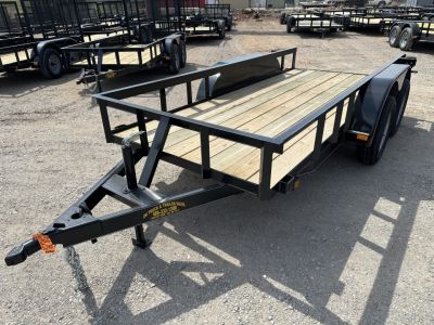 New 2026 Road Boss 5'x12' Tandem Axle Bumper Pull Basic Utility Trailer
