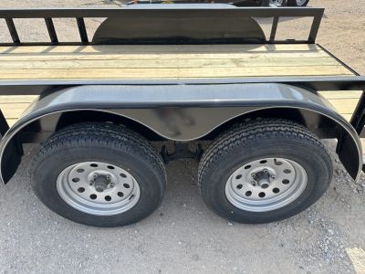 New 2026 Road Boss 5'x12' Tandem Axle Bumper Pull Basic Utility Trailer