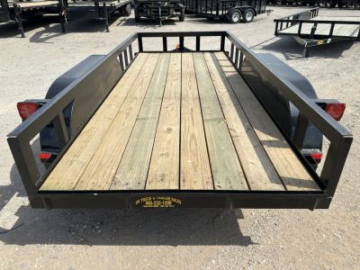 New 2026 Road Boss 5'x12' Tandem Axle Bumper Pull Basic Utility Trailer