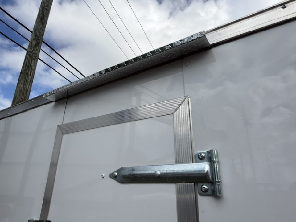 New 2026 Cargo Craft 6 X 12 Enclosed White Trailer with Side Door Drip Edge & Ladder Rack Cargo / Enclosed Trailer (N051041)