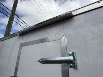 New 2026 Cargo Craft 6 X 12 Enclosed White Trailer with Side Door Drip Edge & Ladder Rack Cargo / Enclosed Trailer (N051041)