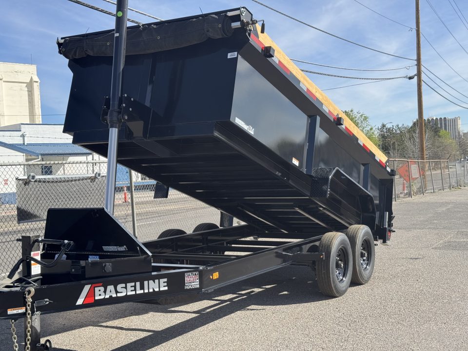 New 2026 Baseline HDU 16' 36" Sides - 16K Telescopic Dump Trailer
