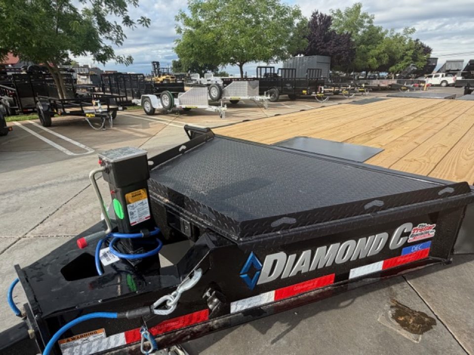 New 2026 Diamond C Trailers DEC208L22X102 8.5FT X 22FT 18K GVW Equipment Trailer