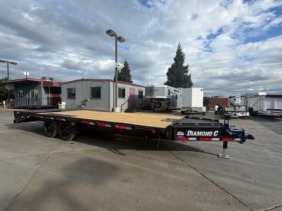 New 2026 Diamond C Trailers DEC208L22X102 8.5FT X 22FT 18K GVW Equipment Trailer