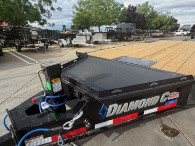 New 2026 Diamond C Trailers DEC208L22X102 8.5FT X 22FT 18K GVW Equipment Trailer