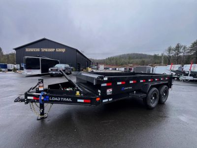New 2026 LOAD TRAIL 7x14-DE Dump Trailer/ I BEAM Frame / Tarp kit & Ramps/ Spreader Gate- 14,000gvw