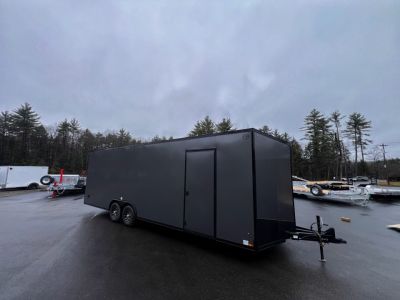 New 2026 US Cargo 8.5X26 + 3FT V nose/ 7'6" interior/ I-Beam frame/ Polycore/Blackout -9990gvw