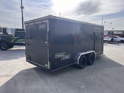 Used 2009 Haulmark 7x21 Drive Out Front Enclosed Rear Ramp Snowmobile Cargo Trailer