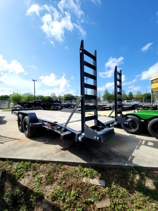 New 2026 Iron Bull EWB8322072 83x22' (2) 7k Axles 14k GvwrEquipment Trailer Stand Up Ramps