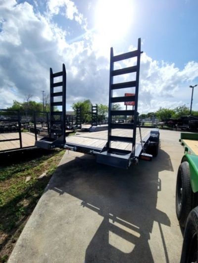New 2026 Iron Bull EWB8322072 83x22' (2) 7k Axles 14k GvwrEquipment Trailer Stand Up Ramps