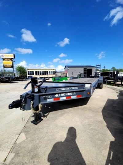 New 2026 Iron Bull EWB8322072 83x22' (2) 7k Axles 14k GvwrEquipment Trailer Stand Up Ramps