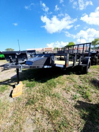 New 2026 Rice Trailers RS7610 Utility Trailer 76 X10'