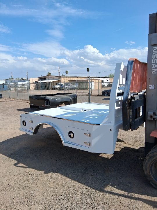 New 2026 Iron Ox FORD DUALLY TROUGH BED 4 BOX SKIRTED Truck Bed