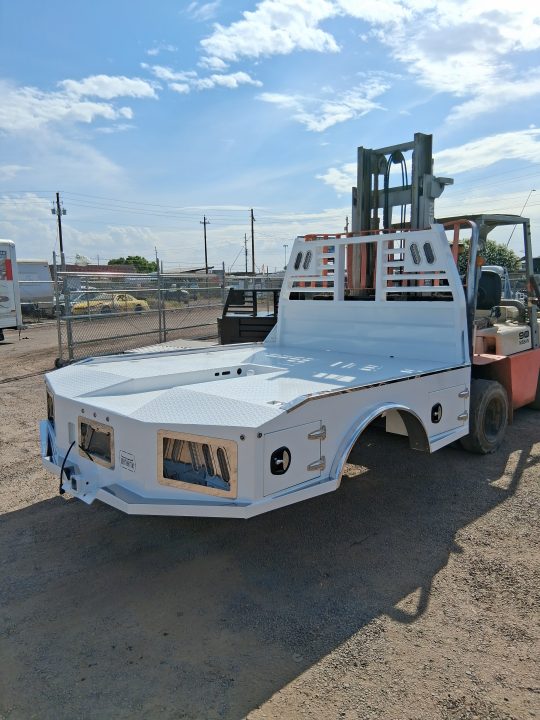 New 2026 Iron Ox FORD DUALLY TROUGH BED 4 BOX SKIRTED Truck Bed