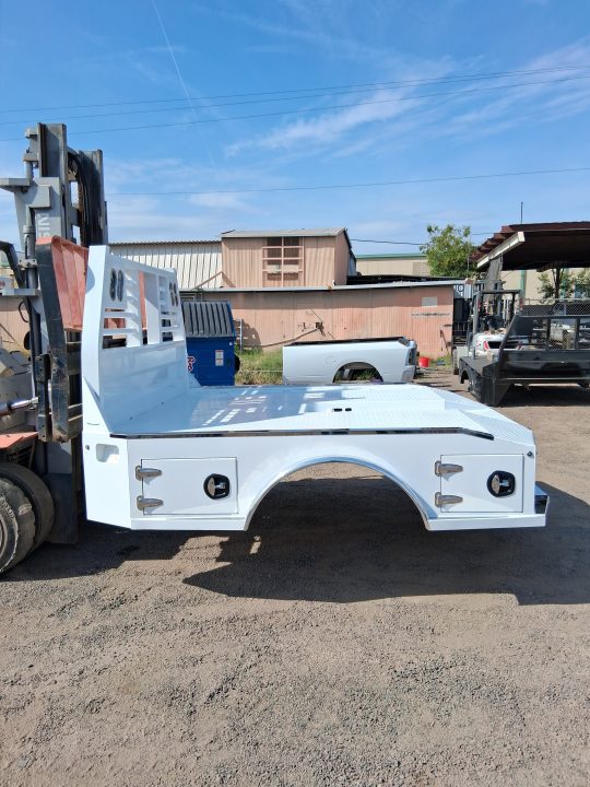 New 2026 Iron Ox FORD DUALLY TROUGH BED 4 BOX SKIRTED Truck Bed