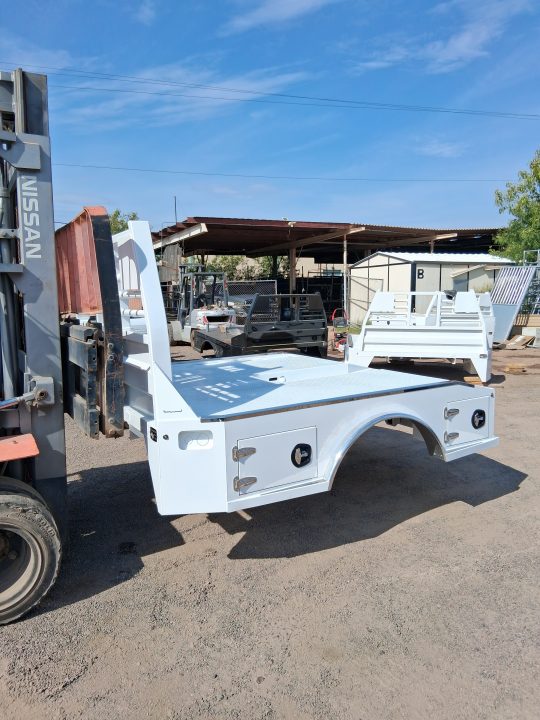 New 2026 Iron Ox FORD DUALLY TROUGH BED 4 BOX SKIRTED Truck Bed