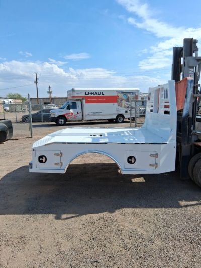 New 2026 Iron Ox FORD DUALLY TROUGH BED 4 BOX SKIRTED Truck Bed