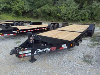 New 2026 Liberty LT14K Tilt Trailer, FORK HOLDERS, I-BEAM, TOOLBOX