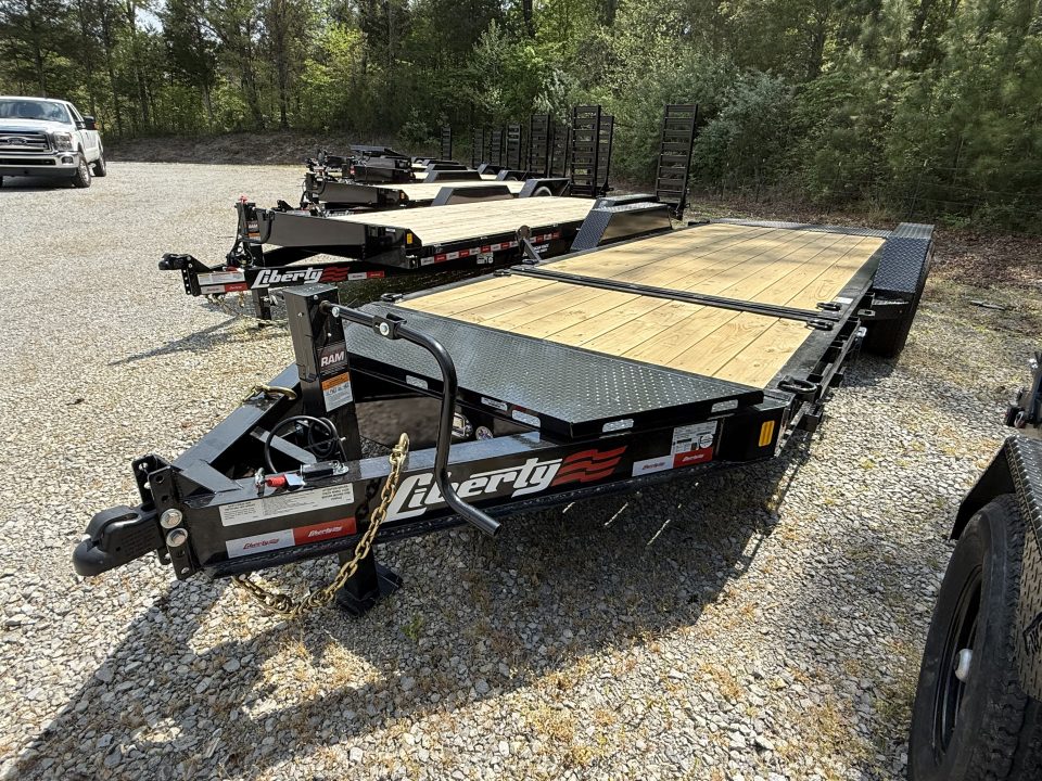 New 2026 Liberty LT14K 20’ Tilt Trailer, FORK HOLDERS, I-BEAM, TOOLBOX