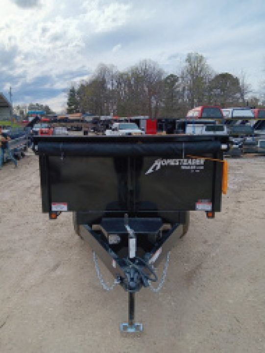 New 2026 HOMESTEADER 610LB SERIES/ 6X10 DUMP TRAILER /2-3500# Electric Brake Axles / Barn Door Rear Gates / Tarp