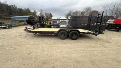 New 2026 Iron Bull ETB8320072 Equipment Trailer / 83 X20' (18' FLAT 2' DOVETAIL) / 2-7,000# AXLES / 235/80R16  10 PLY TIRE AND WHEEL / STAND UP RAMPS