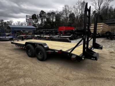 New 2026 Iron Bull ETB8320072 Equipment Trailer / 83"X20' (18' FLAT 2' DOVETAIL) / 2-7,000# AXLES / 235/80R16" 10 PLY TIRE AND WHEEL / STAND UP RAMPS