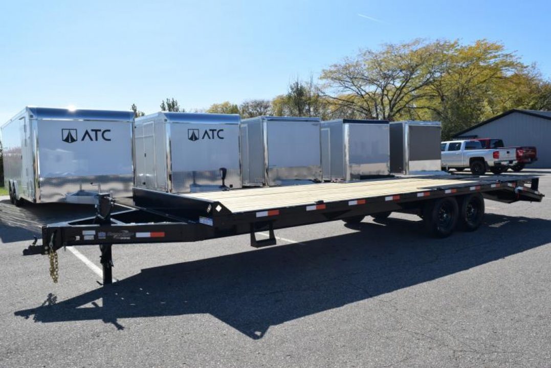 New 2027 BND Trailers 14k 20+5 Deckover Equipment Trailer With Mega Ramps