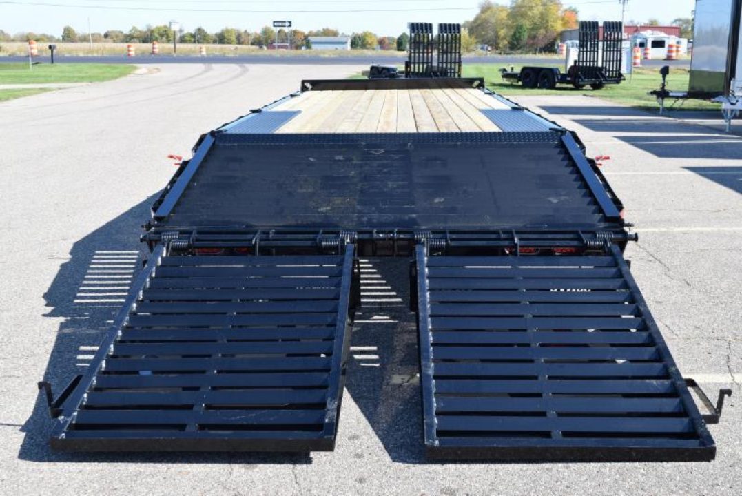 New 2027 BND Trailers 14k 20+5 Deckover Equipment Trailer With Mega Ramps