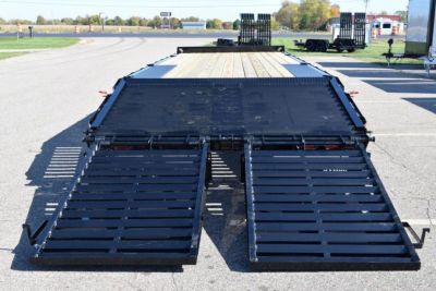 New 2027 BND Trailers 14k 20+5 Deckover Equipment Trailer With Mega Ramps