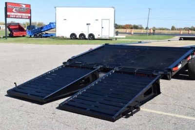 New 2027 BND Trailers 14k 20+5 Deckover Equipment Trailer With Mega Ramps