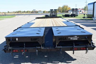 New 2027 BND Trailers 14k 20+5 Deckover Equipment Trailer With Mega Ramps