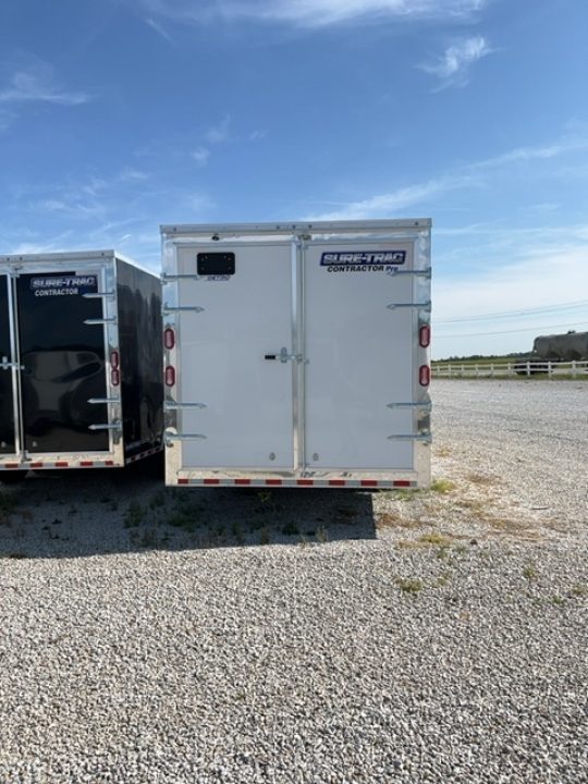 New 2026 Sure-Trac 8.5 x 22 Contractor Pro Enclosed Bullnose Cargo Trailer, 14K