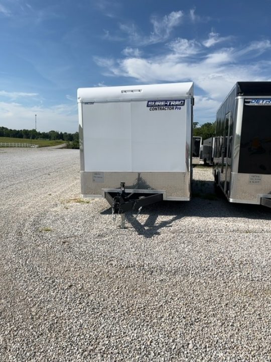 New 2026 Sure-Trac 8.5 x 22 Contractor Pro Enclosed Bullnose Cargo Trailer, 14K