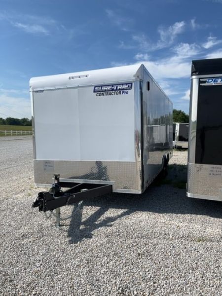 New 2026 Sure-Trac 8.5 x 22 Contractor Pro Enclosed Bullnose Cargo Trailer, 14K