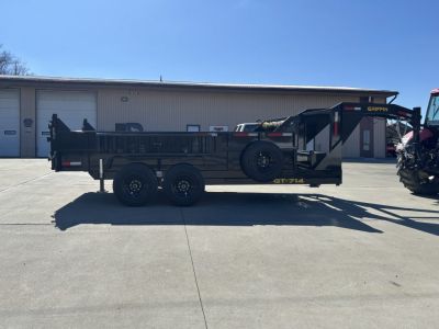 New 2027 Griffin Trailers GT 7X14 Low Profile Gooseneck Dump Trailer (Tarp/Ramps/Spare Included)- Telescopic Cylinder - 14000# GVWR