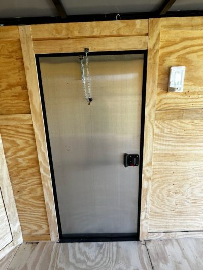 New 2026 6X12 - Enclosed Trailer- 3500LB Single Axle - Black Poly - Blackout