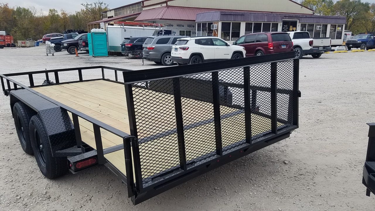 New 2027 MEB 77x16 W/Dovetail utility Trailer 7K