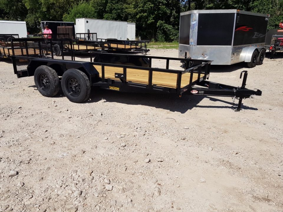 New 2027 MEB 77x16 W/Dovetail utility Trailer 7K