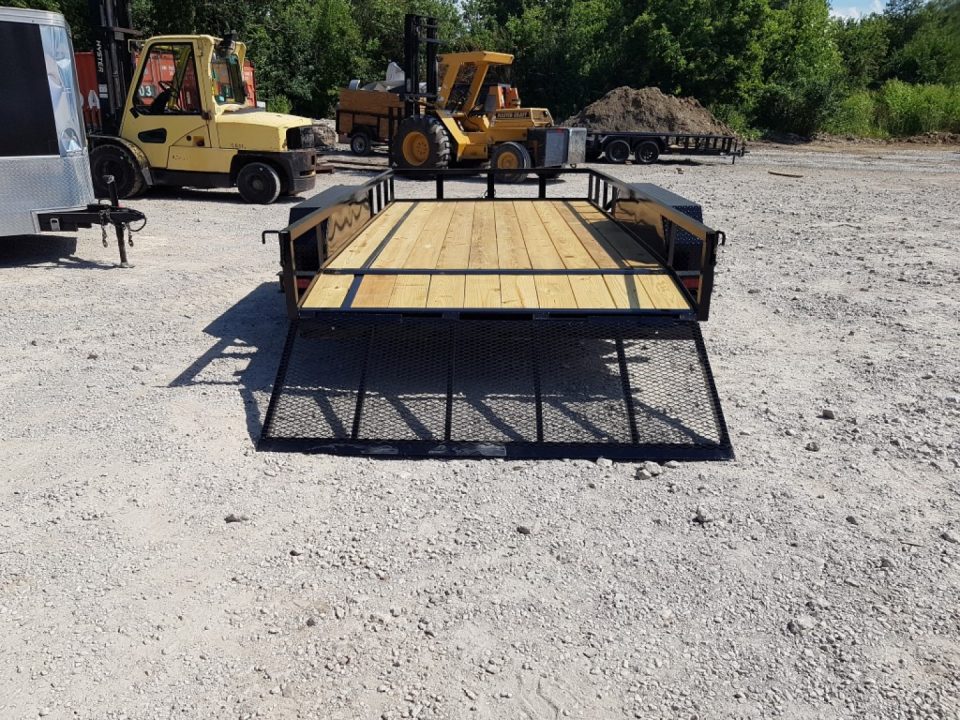 New 2027 MEB 77x16 W/Dovetail utility Trailer 7K