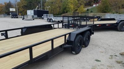 New 2027 MEB 77x16 W/Dovetail utility Trailer 7K