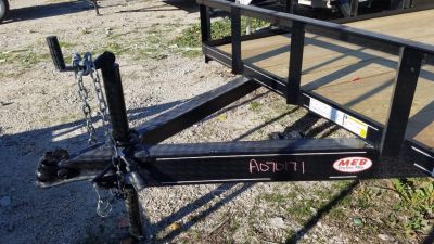 New 2027 MEB 77x16 W/Dovetail utility Trailer 7K
