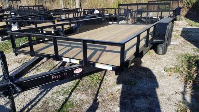 New 2027 MEB 77x16 W/Dovetail utility Trailer 7K