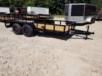 New 2027 MEB 77x16 W/Dovetail utility Trailer 7K