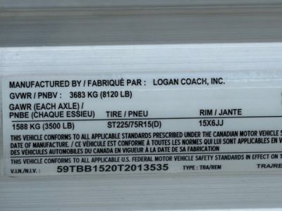 New 2026 Logan Coach BULLSEYE2BP BULLSEYE 2H BP Horse Trailer