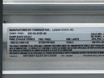 New 2026 Logan Coach BULLSEYE2BP BULLSEYE 2H BP Horse Trailer