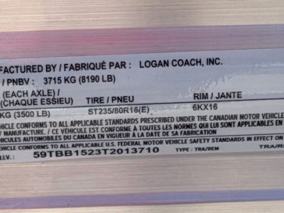 New 2026 Logan Coach BULLSEYE2BP BULLSEYE 2H BP Horse Trailer
