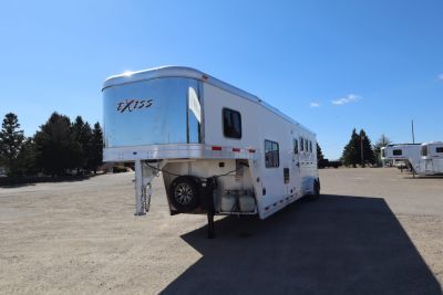 Used 2017 Exiss Trailers 4 Horse LQ Trailer