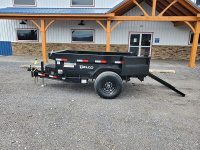 New 2026 Delco Trailers D108 Dump Trailer / 60"x 8' / 7000GVWR
